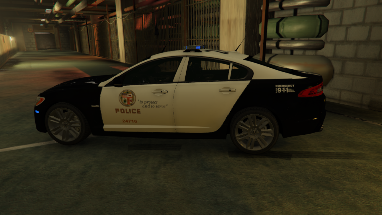 LAPD Jaguar XFR 4K Paint Jobs GTA 5 Mods